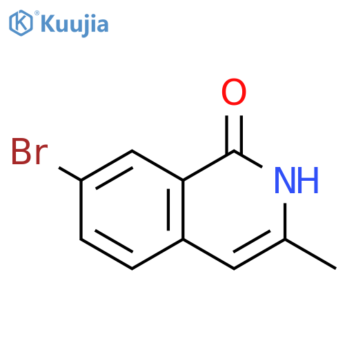7-bromo-3-methyl-1,2-dihydroisoquinolin-1-one structure