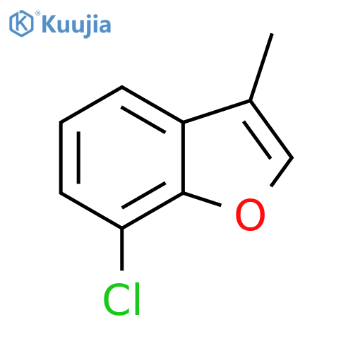 7-chloro-3-methyl-1-benzofuran structure