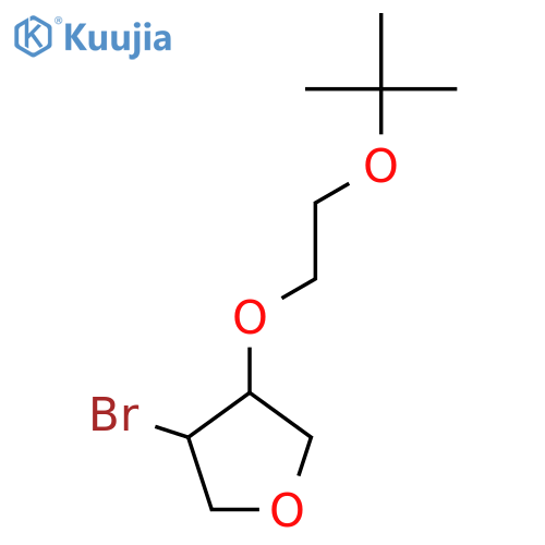 3-bromo-4-2-(tert-butoxy)ethoxyoxolane structure