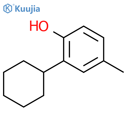 2-Cyclohexyl-4-methylphenol structure