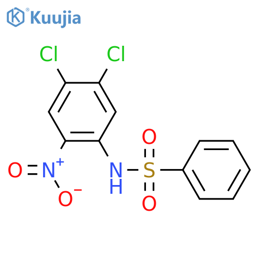 Benzenesulfonamide,N-(4,5-dichloro-2-nitrophenyl)- structure
