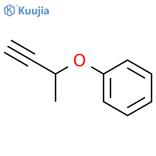 BENZENE, [(1-METHYL-2-PROPYNYL)OXY]- structure