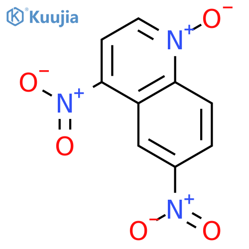 Quinoline,4,6-dinitro-, 1-oxide structure