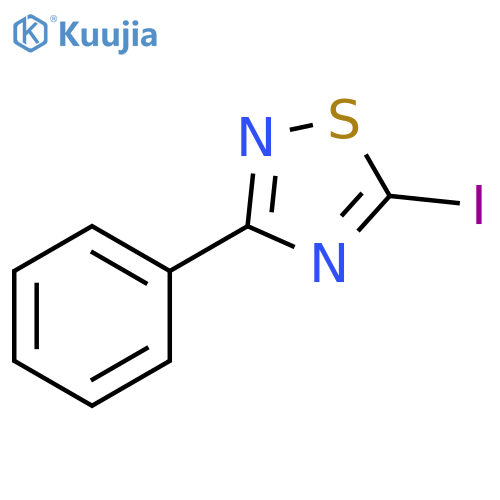 5-iodo-3-phenyl-1,2,4-thiadiazole structure