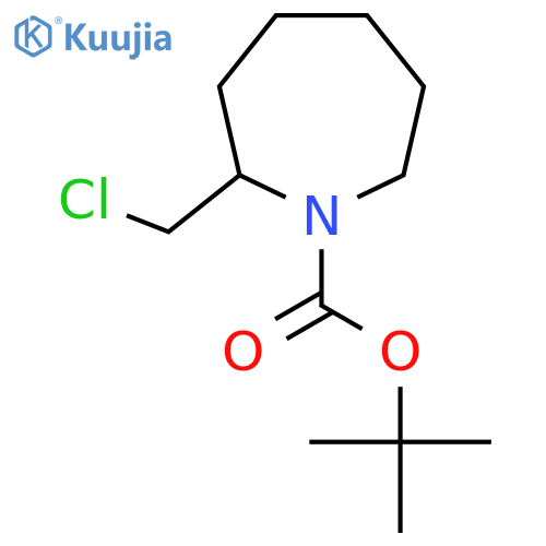 Tert-butyl 2-(chloromethyl)azepane-1-carboxylate structure