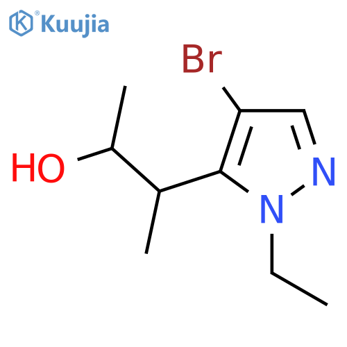 3-(4-Bromo-1-ethyl-1H-pyrazol-5-yl)butan-2-ol structure