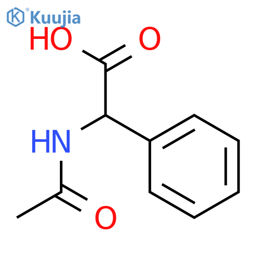 2-acetamido-2-phenylacetic acid structure