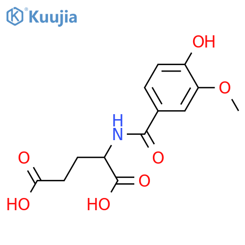 Glutamic acid; (S)-form, N-(4-Hydroxy-3-methoxybenzoyl) structure