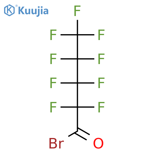 NONAFLUOROPENTANOYL BROMIDE structure