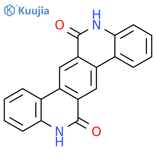 Quino[4,3-j]phenanthridine-6,13-dione, 5,12-dihydro- structure