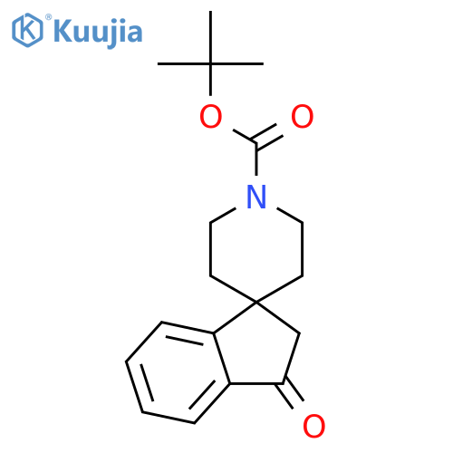 tert-Butyl 3-oxo-2,3-dihydrospiro[indene-1,4'-piperidine]-1'-carboxylate structure