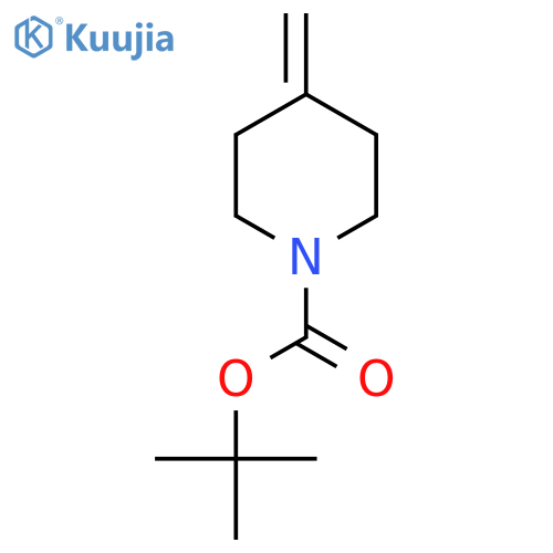 tert-butyl 4-methylidenepiperidine-1-carboxylate structure