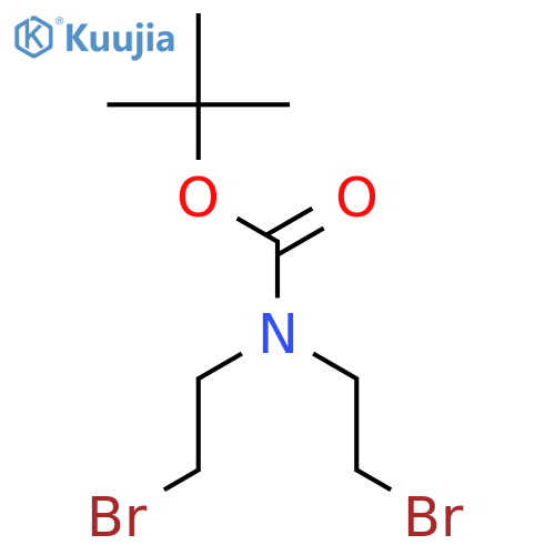 N-Boc-N,N-bis(2-bromoethyl)amine structure