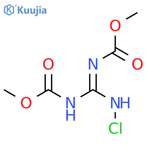 2-Chloro-1,3-bis(methoxycarbonyl)guanidine structure