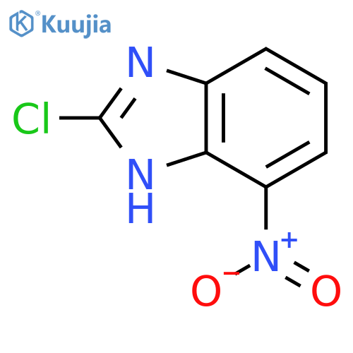 1H-Benzimidazole,2-chloro-7-nitro- structure