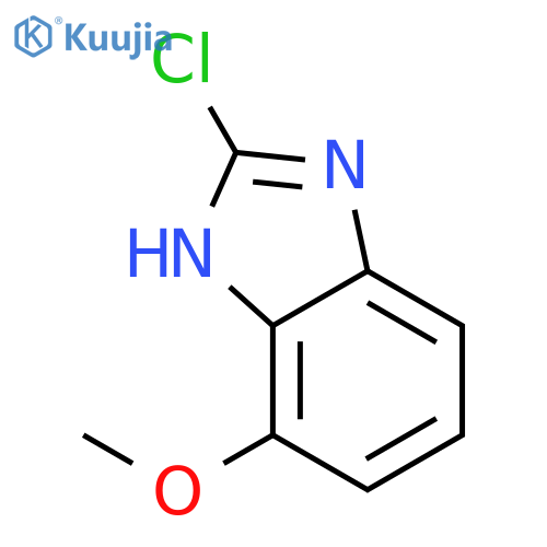 2-chloro-4-methoxy-1H-1,3-benzodiazole structure