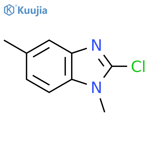 2-Chloro-1,5-dimethyl-1H-benzo[d]imidazole structure