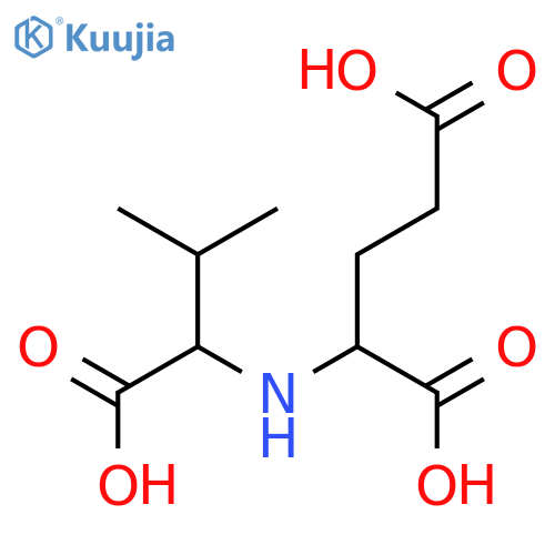 D-Glutamic acid,N-[(1S)-1-carboxy-2-methylpropyl]- structure
