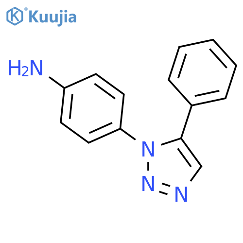 4-(5-Phenyl-1,2,3triazol-1-yl)-phenylamine structure