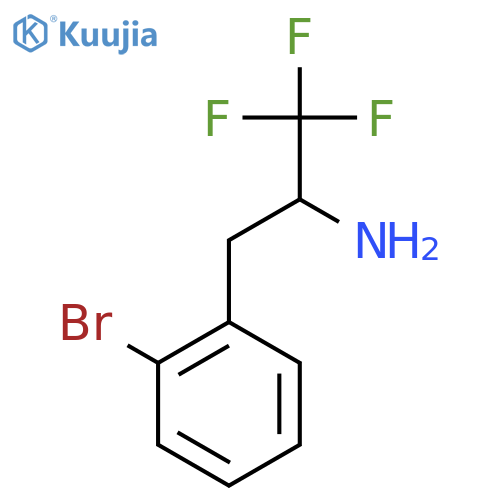 3-(2-bromophenyl)-1,1,1-trifluoropropan-2-amine structure