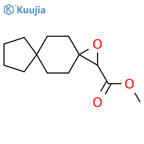 1-Oxadispiro[2.2.4.2]dodecane-2-carboxylic acid, methyl ester structure
