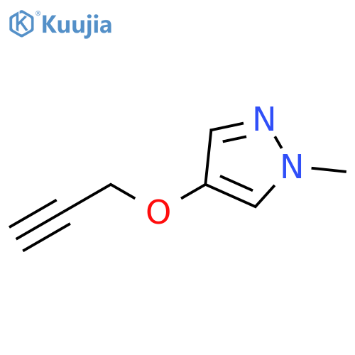 1-methyl-4-(prop-2-yn-1-yloxy)-1H-pyrazole structure