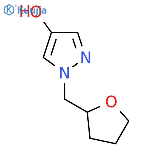 1-(Oxolan-2-ylmethyl)-1H-pyrazol-4-ol structure