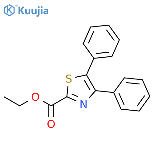 ethyl 4,5-diphenylthiazole-2-carboxylate structure