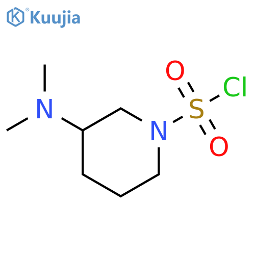 3-(dimethylamino)piperidine-1-sulfonyl chloride structure