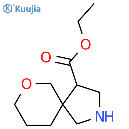 ethyl 7-oxa-2-azaspiro4.5decane-4-carboxylate structure