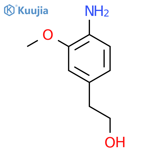 2-(4-Amino-3-methoxyphenyl)ethan-1-ol structure