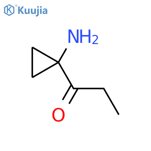 1-(1-Aminocyclopropyl)propan-1-one structure