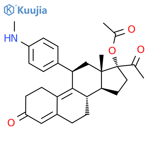 N-Desmethyl ulipristal acetate structure