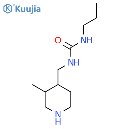 1-(3-methylpiperidin-4-yl)methyl-3-propylurea structure
