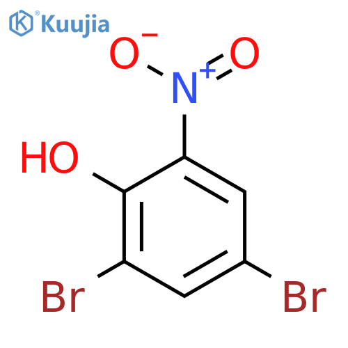 2,4-Dibromo-6-nitrophenol structure