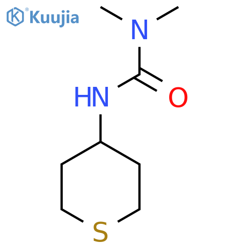 3,3-dimethyl-1-(thian-4-yl)urea structure