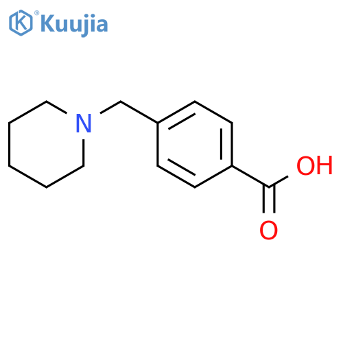 4-(1-Piperidinylmethyl)-benzoic Acid structure