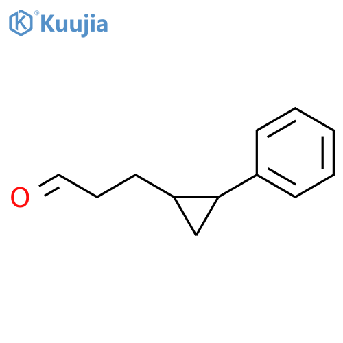 3-(2-phenylcyclopropyl)propanal structure