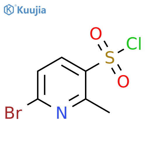 6-bromo-2-methylpyridine-3-sulfonyl chloride structure