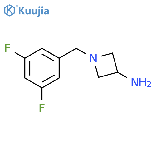 1-(3,5-difluorobenzyl)azetidin-3-amine structure