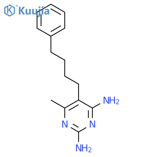 2,4-Pyrimidinediamine,6-methyl-5-(4-phenylbutyl)- structure