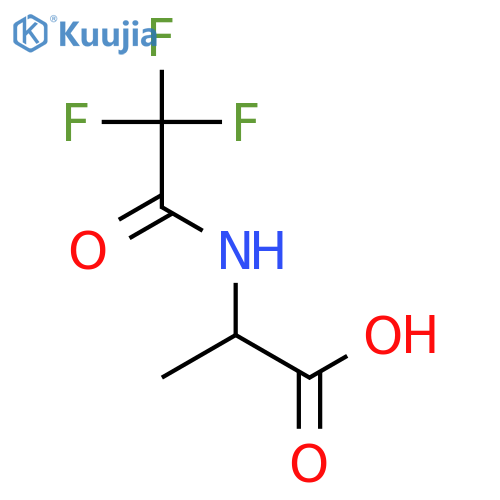 2-(trifluoroacetamido)propanoic acid structure