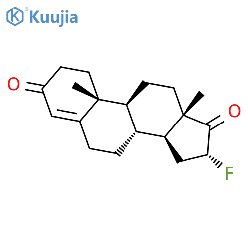 Androst-4-ene-3,17-dione,16a-fluoro- (6CI,7CI,8CI) structure
