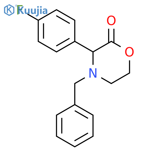 (S)-4-Benzyl-3-(4-fluorophenyl)morpholin-2-one structure