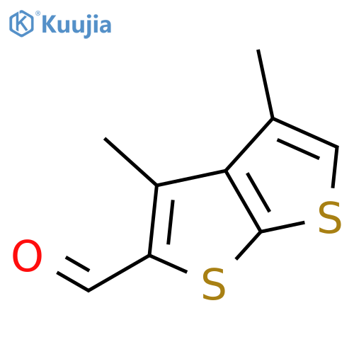 3,4-Dimethylthieno2,3-bthiophene-2-carbaldehyde structure