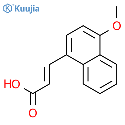 3-(4-Methoxy-1-naphthyl)acrylic Acid structure