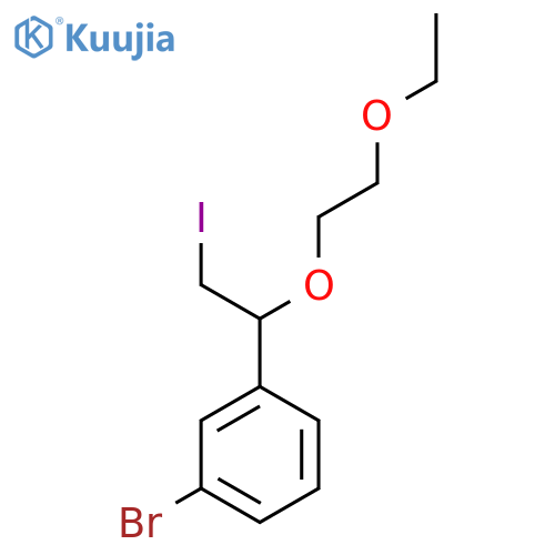 1-bromo-3-1-(2-ethoxyethoxy)-2-iodoethylbenzene structure