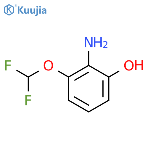2-Amino-3-(difluoromethoxy)phenol structure