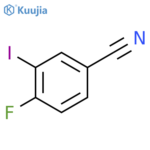 4-Fluoro-3-iodobenzonitrile structure