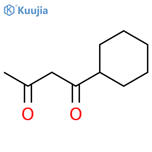 1-cyclohexylbutane-1,3-dione structure